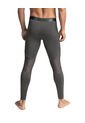 Licra Deportiva En Microfibra Con Mallas Transpirables Para Hombre 033314 Gris de Leo
