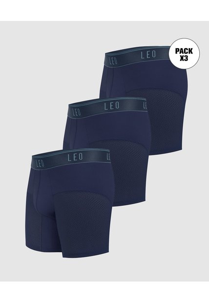 Ropa Interior Masculina Boxer Medio Leo 33272N3