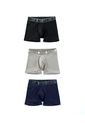 Ropa Interior Masculina Boxer Largo Azul LEO 033300N de Leo