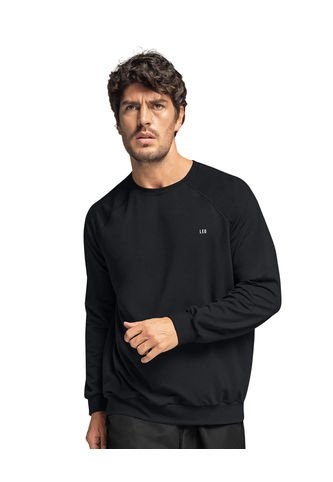 Buzo Deportivo Masculino 508040 Negro Leo