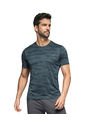 Camiseta Deportiva Masculina Semiajustada Secado Rápido 508007 Multicolor de Leo