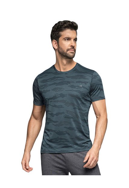 Camiseta Deportiva Masculina Semiajustada Secado Rápido 508007 Multicolor