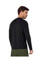 Camiseta Deportiva Masculina Manga Larga Con Protección UV 508025N Negro de Leo