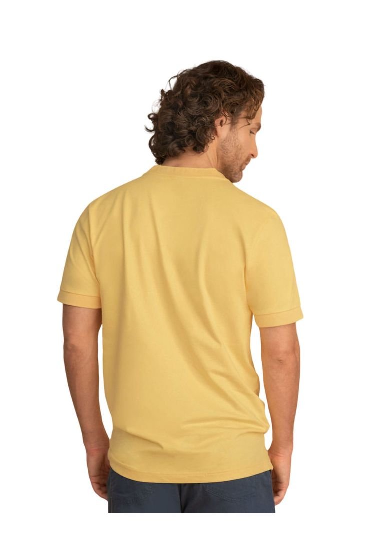 Camiseta shops amarillo pastel