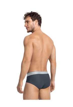 Ropa Interior Masculina Boxer Corto Gris LEO 033278N