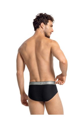 Ropa Interior Masculina Boxer Corto Negro LEO 033278N