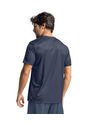 Camiseta Deportiva Con Tela Texturizada Que Permite El Paso Del Aire 508033 Azul Oscuro de Leo