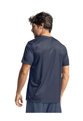 Camiseta Deportiva Con Tela Texturizada Y Transpirable 508039 Azul Oscuro