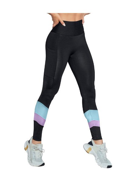 Legging Deportivo Con Bolsillo Leonisa Active By Silvy Araujo 195598 Negro