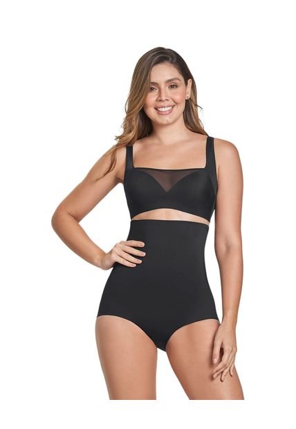 Panty Faja De Tiro Alto Con Control Moderado En Abdomen Y Espalda 012981 Negro