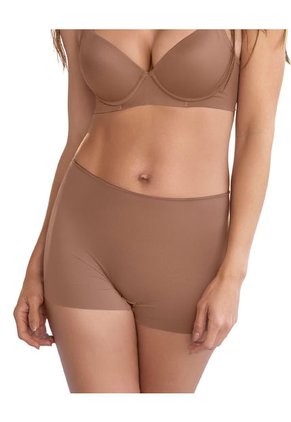Panty Tipo Bóxer Efecto Invisible En Piernas 092035 Café