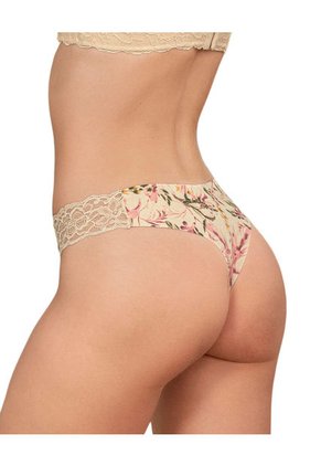 Brasilera Invisible Con Toques De Encaje En Laterales 012968 Crudo