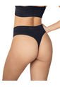 Brasilera Tiro Alto En Tecnología Seamless 092040 Negro de Leonisa
