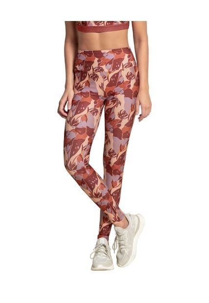 Legging De Tiro Alto Control En Abdomen Y Muslos En Material BIO-PET 195579 Multicolor