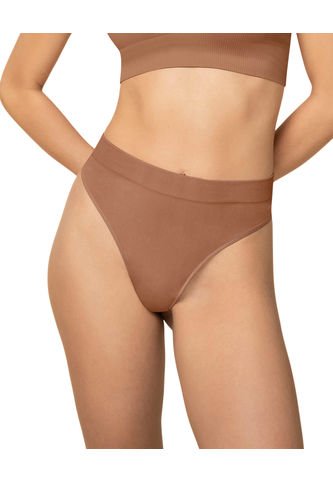Brasilera Tiro Alto En Tecnología Seamless 092040 Marrón Leonisa