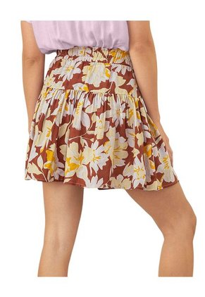 Falda Corta Con Cintura Con Elástico Y Tira Para Ajustar En Cintura F6891 Multicolor