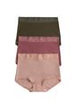 Paquete X 3 Panties Clásicos Con Toques De Encaje 118X3 Multicolor de Leonisa