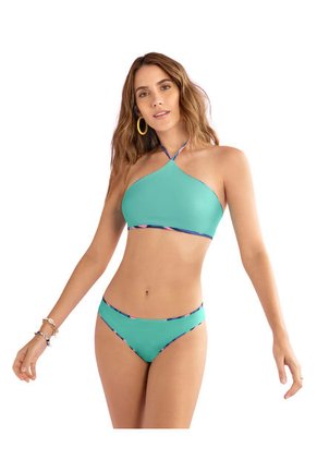 Bikini Doble Faz Con Top Estilo Halter Con Tecnología BIO-PET 201582 Multicolor