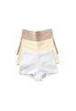 Panties Boxer Blanco LEONISA 12669X3 de Leonisa