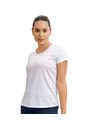 Camiseta Deportiva De Secado Rápido Y Silueta Semiajustada 195324 Blanco de Leonisa
