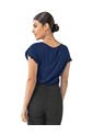 Leonisa Camiseta Manga Corta Con Bolero Corto En Mangas F5679 Azul de Leonisa