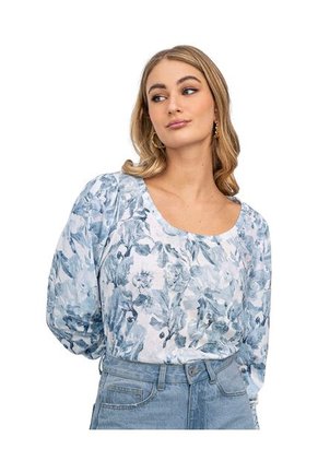 Leonisa Camiseta Manga Larga Con Recogido En Hombros Y Puños Gruesos F6727 Multicolor