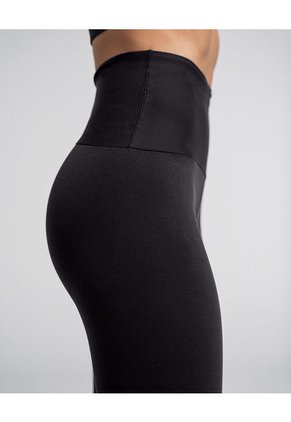 Legging Deportivo Tiro Alto De Control Y De Secado Rápido 012916 Negro