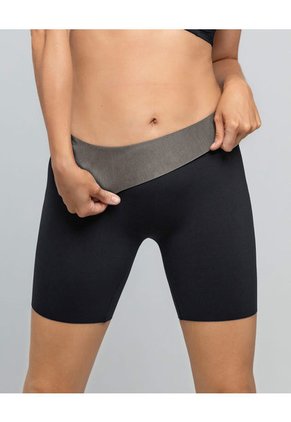 Leonisa Short De Control Moderado Aspecto Invisible 012970 Negro