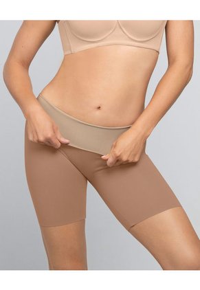 Leonisa Short De Control Moderado Aspecto Invisible 012970 Marrón