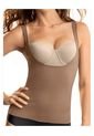 Faja Camiseta Doble Uso Invisible Con Control En Abdomen 015787 Marrón de Leonisa