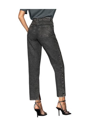 Leonisa Jean Tiro Alto Bota Recta Con Bolsillos Funcionales F6412 Negro