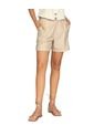 Leonisa Bermuda De Tiro Alto Con Perilla Y Bolsillos Frontales Funcionales F6931 Beige de Leonisa