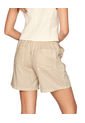 Leonisa Bermuda De Tiro Alto Con Perilla Y Bolsillos Frontales Funcionales F6931 Beige de Leonisa