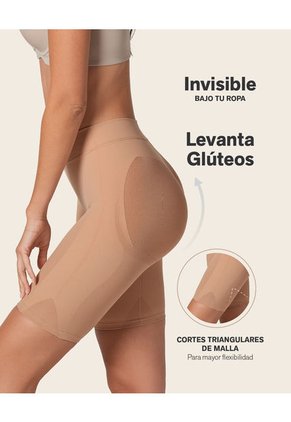 Fajas Panty Control Suave Marrón LEONISA 012778