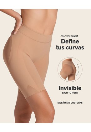 Fajas Panty Control Suave Marrón LEONISA 012778
