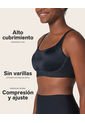 Brasier Sin Arco Ultracómodo De Alto Soporte Y Cubrimiento Everyday Bra 091054 Negro de Leonisa