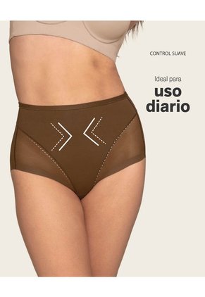 Panties Panty Control Suave Marrón LEONISA 012657