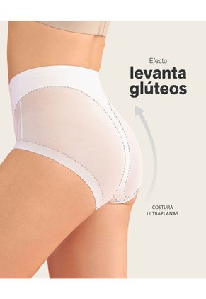 Panties Panty Control Suave Blanco LEONISA 012657