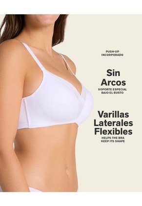Brasieres Realce Alto Blanco LEONISA 091058