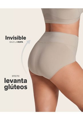 Fajas Panty Control Suave Marrón LEONISA 012841