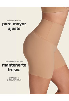 Short De Control De Abdomen Y Cintura Disimula La Celulitis 012925 Marrón