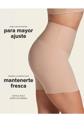 Short De Control De Abdomen Y Cintura Disimula La Celulitis 012925 Beige
