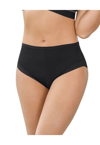 Panties Panty Control Suave Negro LEONISA 012499 Leonisa