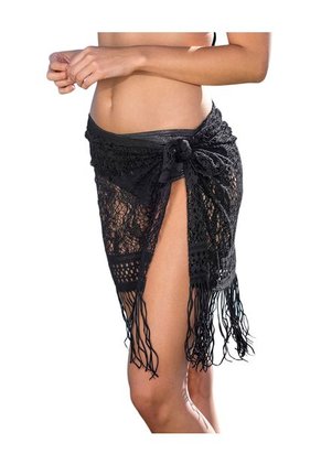 Vestido De Baño Salida De Baño Negro LEONISA 193403