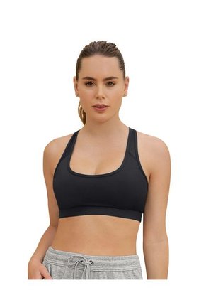 Top Deportivo Con Espalda Atlética En Material Secado Rápido 195356 Negro