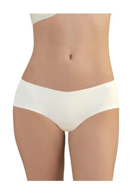 Panty Hipster Invisible Ultraplano Sin Elásticos Y De Pocas Costuras 012722 Crudo