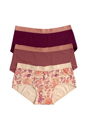 Leonisa Paquete X 3 Hipsters Cómodos Y Suaves De Buen Cubrimiento 12686X3 Multicolor