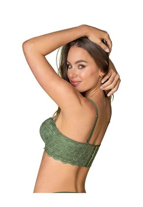 Leonisa Brasier Balconet De Realce Alto Con Máximo Cubrimiento De Espalda Special Fit 011877 Verde