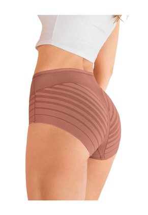 Panty Faja Clásico Con Control Moderado De Abdomen Y Bandas En Tul 012903 Rosa