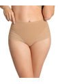 Panty Faja Clásico Con Control Moderado De Abdomen Y Bandas En Tul 012903 Café de Leonisa